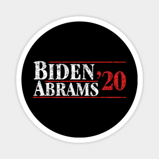 Joe Biden 2020 and Stacy Abrams on the One Ticket. Biden Abrams 2020 Magnet